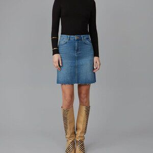 90's  Low Rise Western Boho Mini Denim Jean Skirt S-M